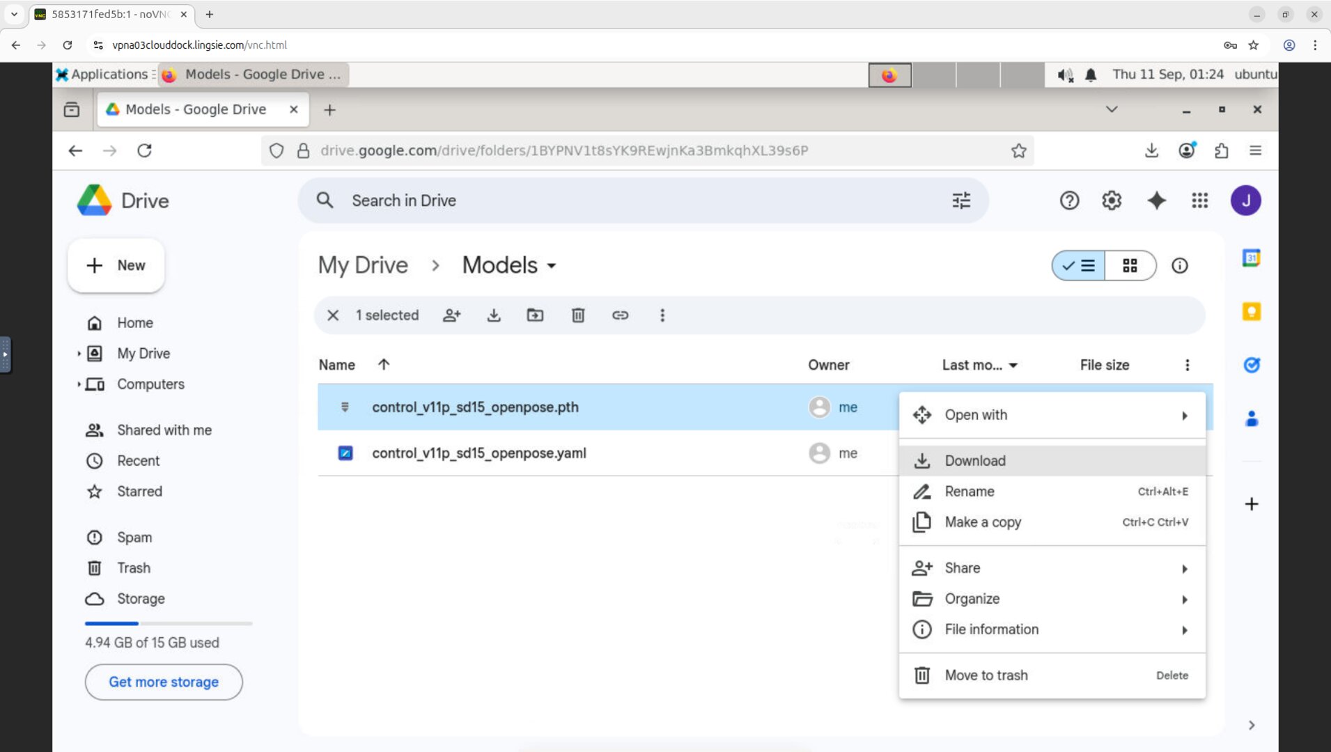 Download from Google Drive