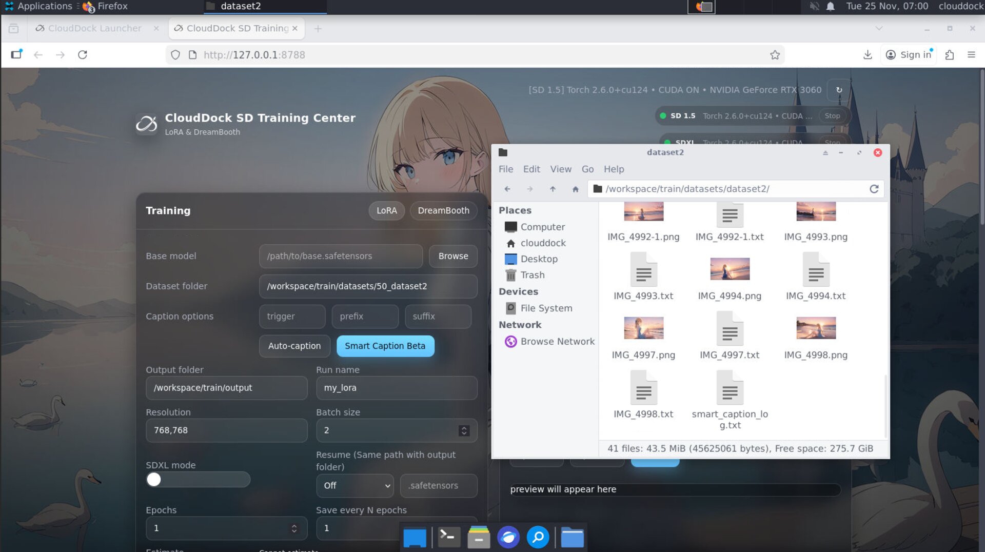 Smart Caption Beta settings